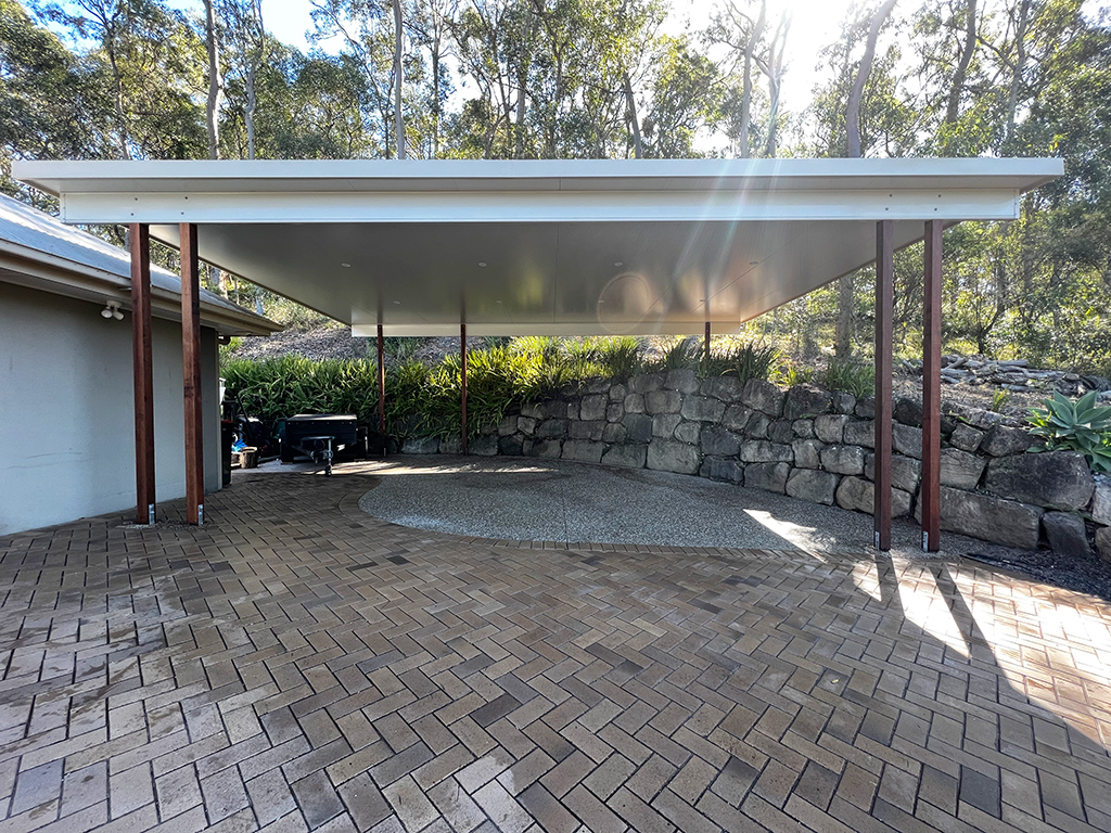 Carport built at Anstead Brisbane